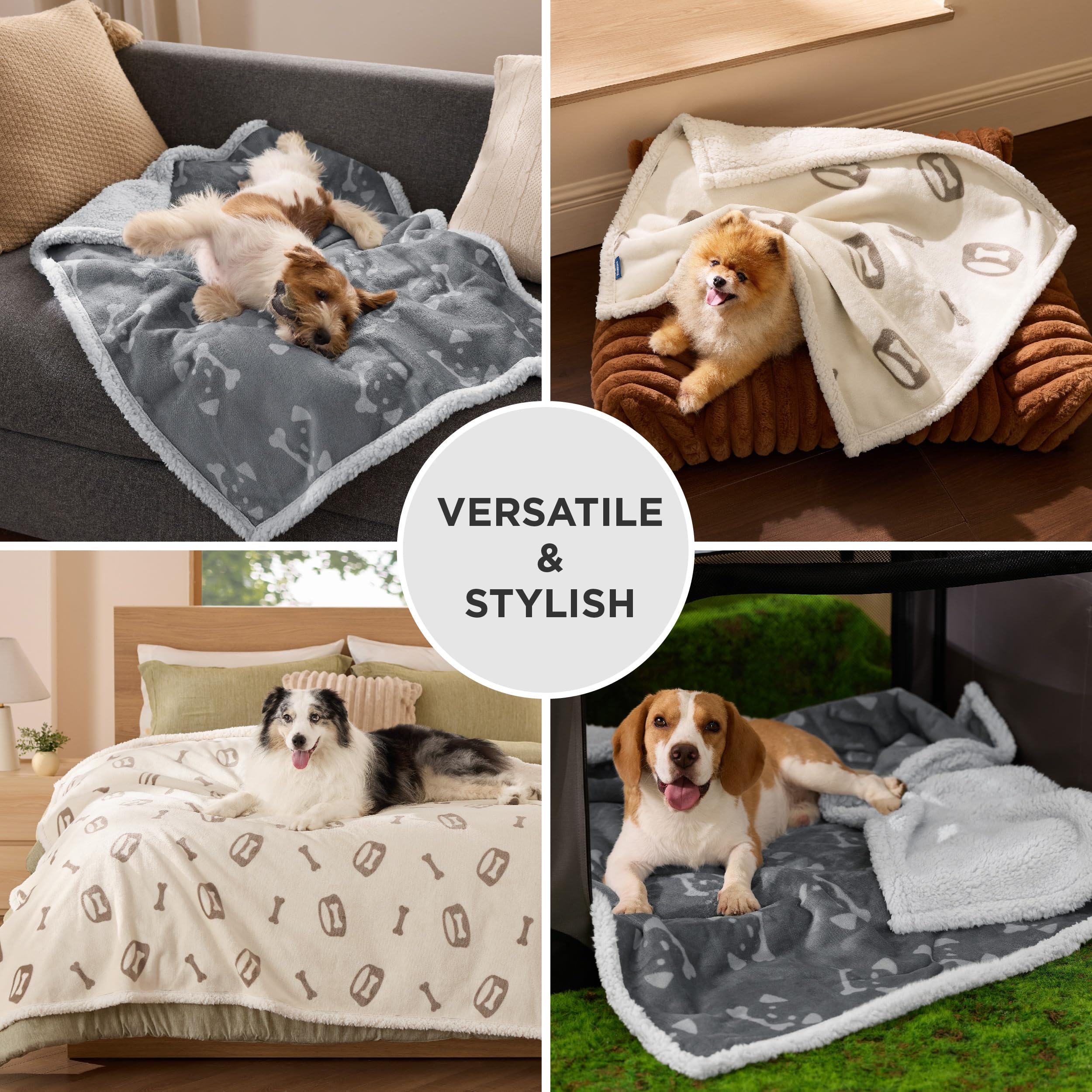 Bedsure blanket spread on couch for protection and comfort