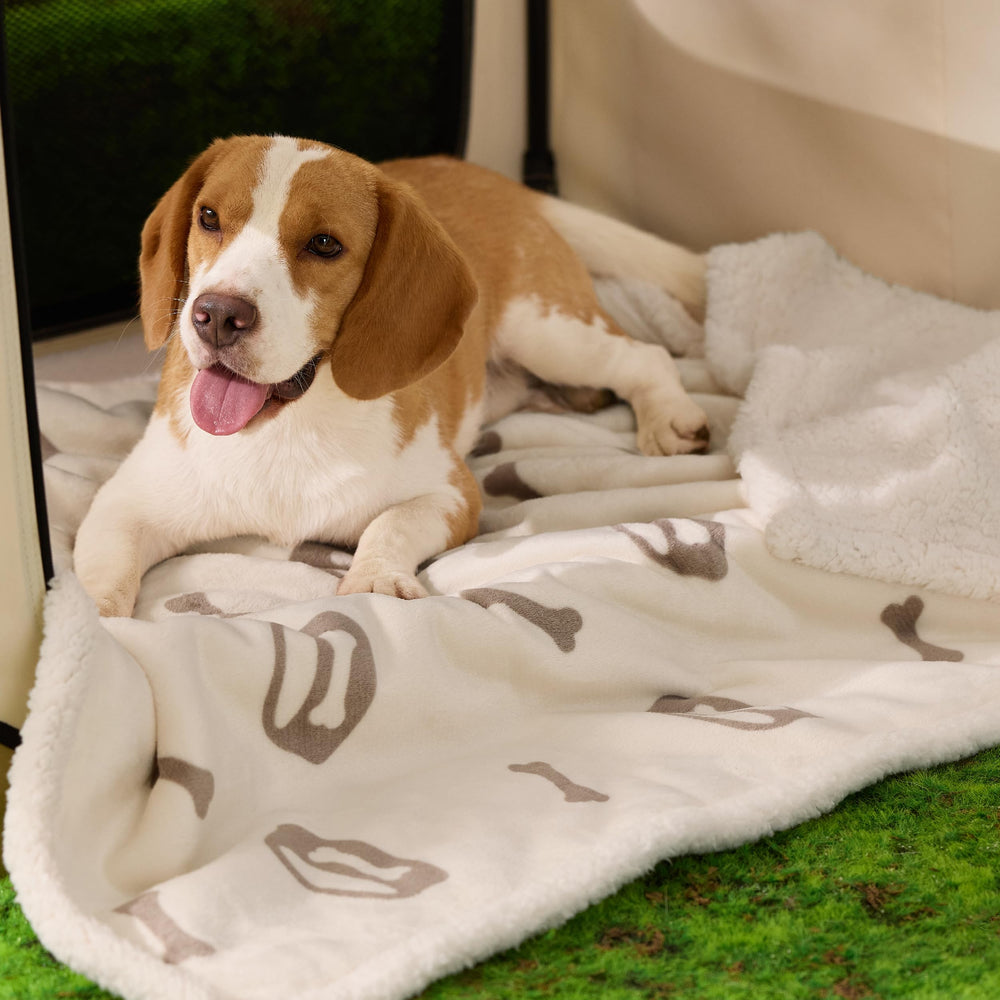 Bedsure 40x50 inch throw on chair, ideal for large pets