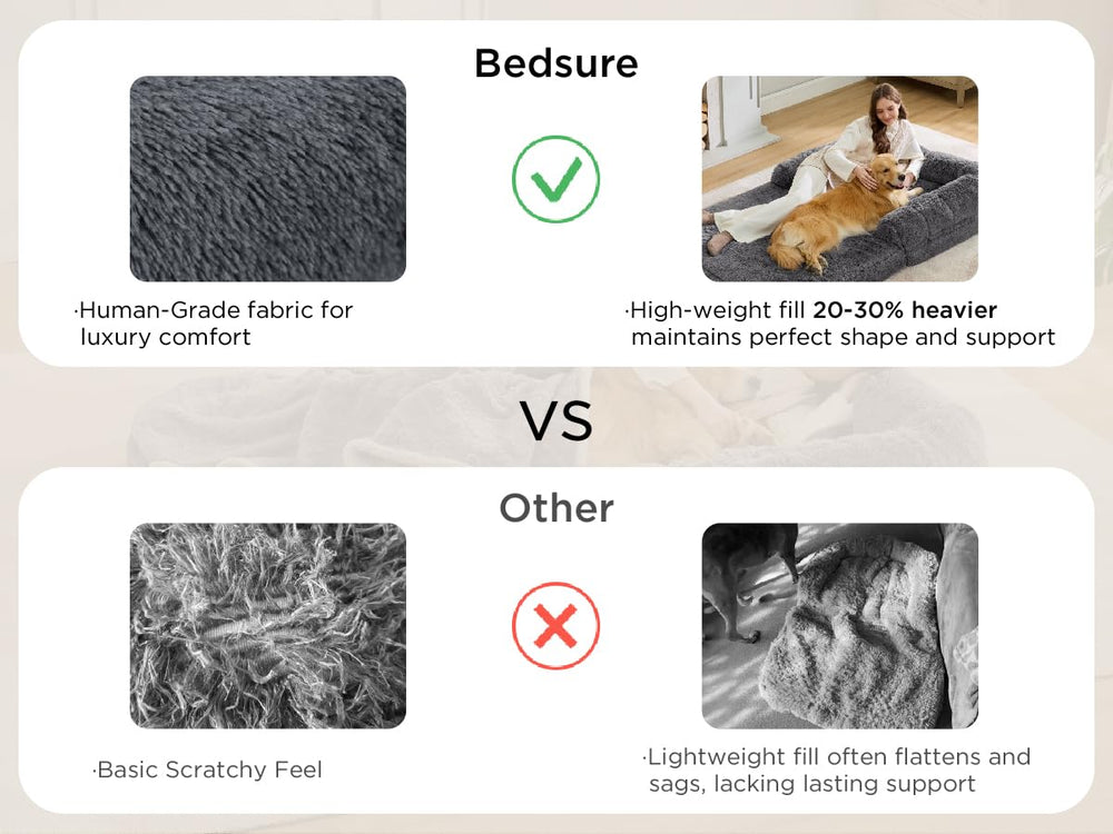 Bedsure waterproof removable cover keeps bed clean and washable