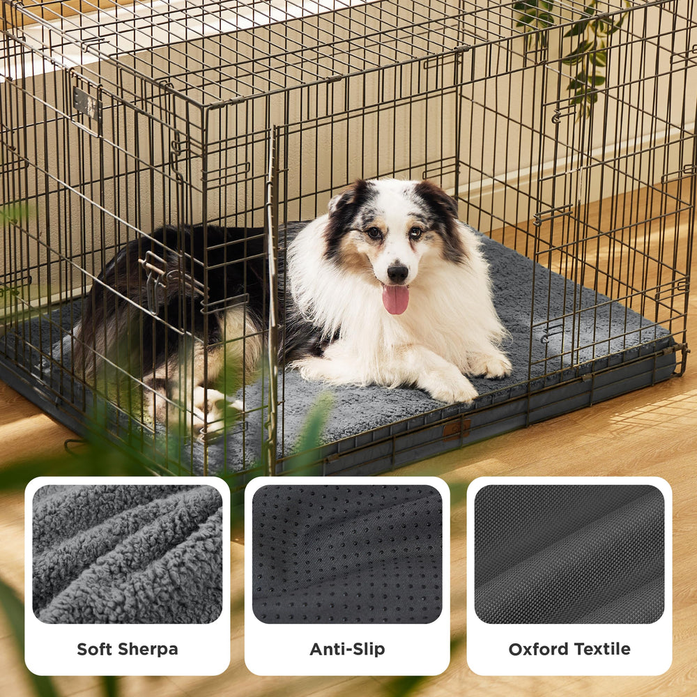 Bedsure XL dog bed anti-slip base keeps bed in place.