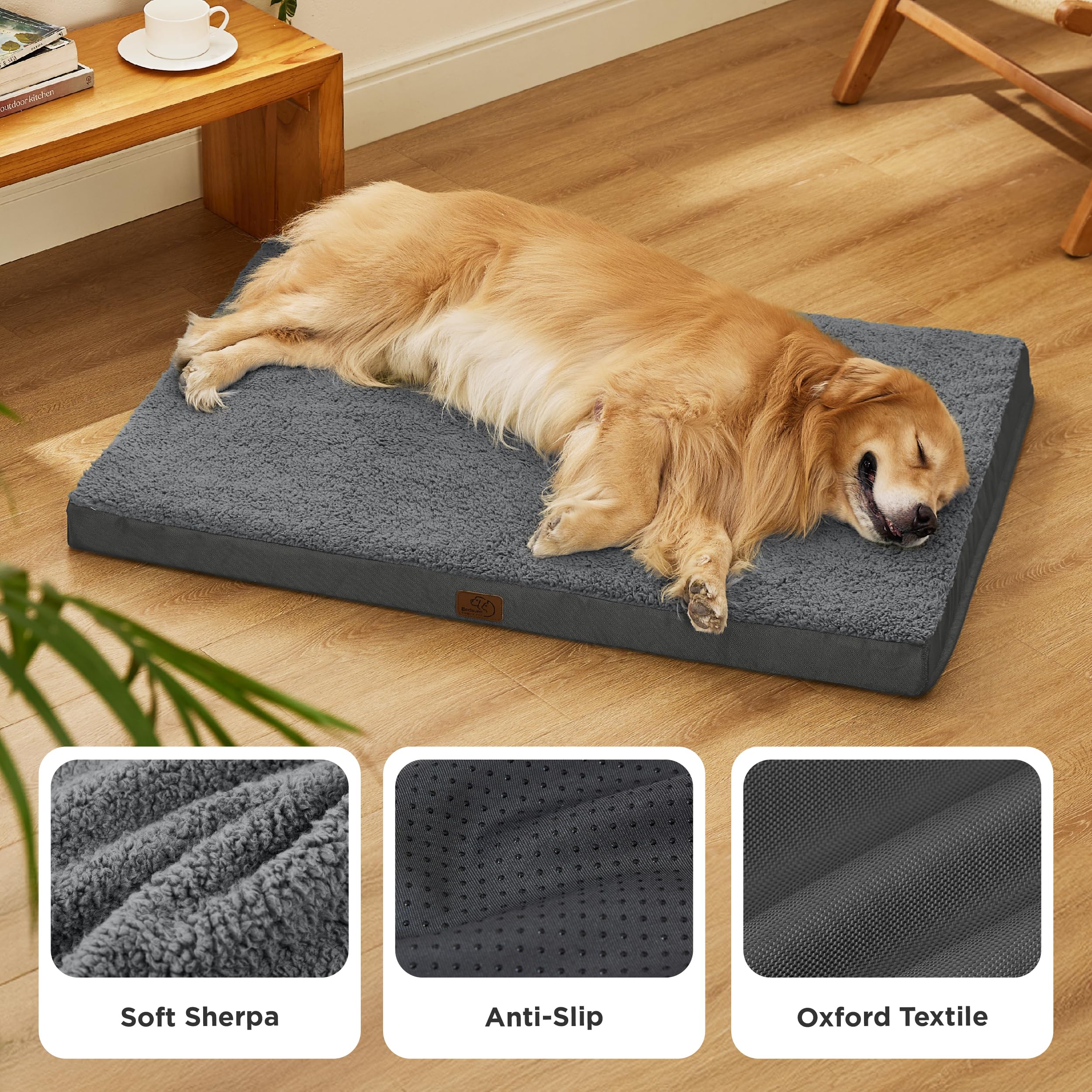 CertiPUR-US foam for durable, soft support in Bedsure XL bed