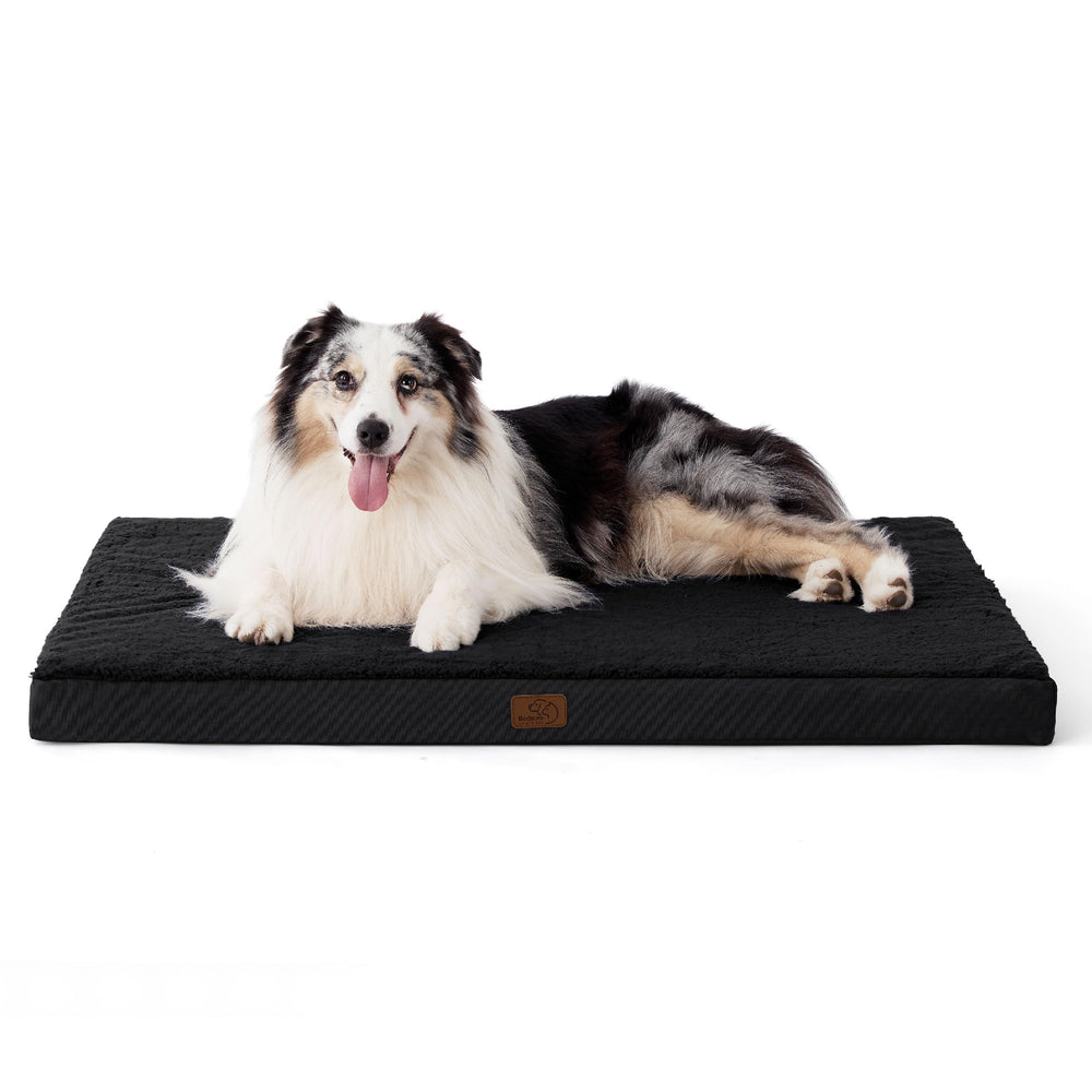 Bedsure XL dog bed with crate foam supports joints for large dogs