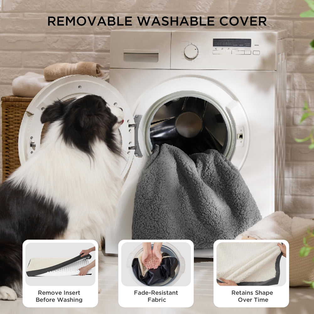 Bedsure XL dog bed in a living room setting for home use.