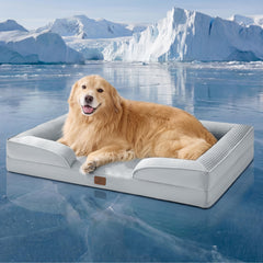 Bedsure XL Dog Bed with orthopedic egg-crate foam for lasting joint support and comfort