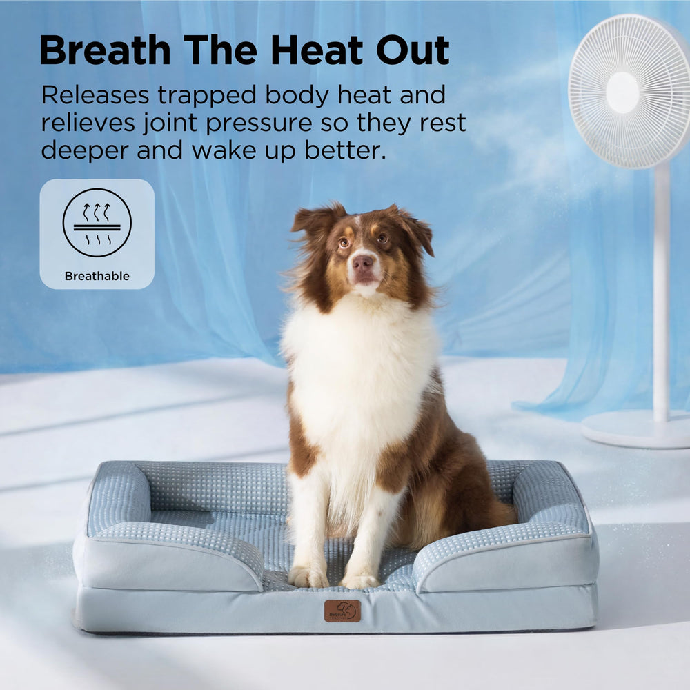 Bedsure XL dog bed laminated waterproof cover protects against spills