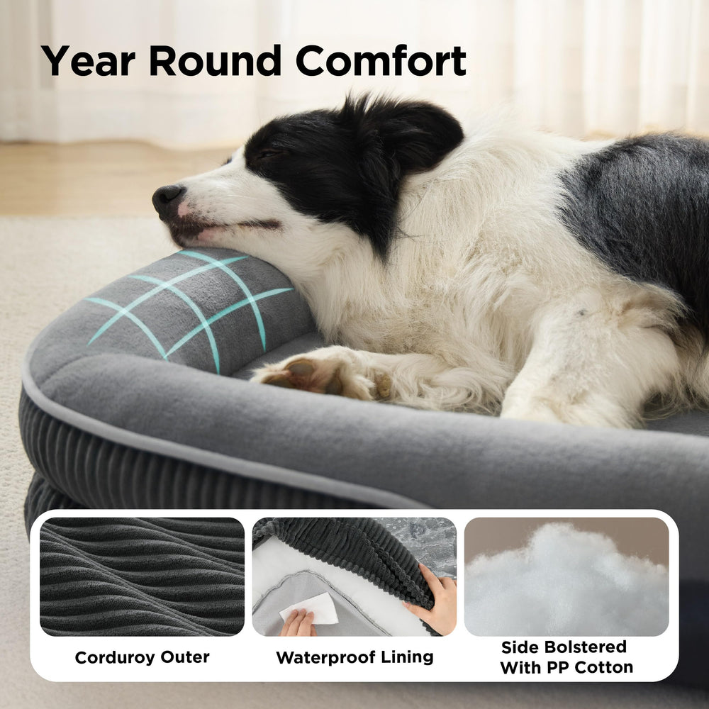 Bedsure large-dog friendly bed suitable for senior pets