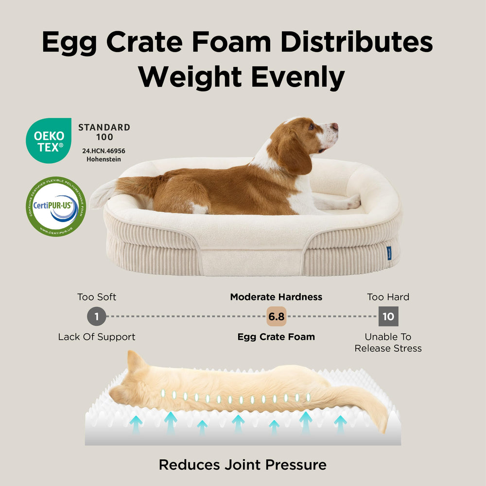 Bedsure non-slip bottom helps keep the bed steady on floor surfaces