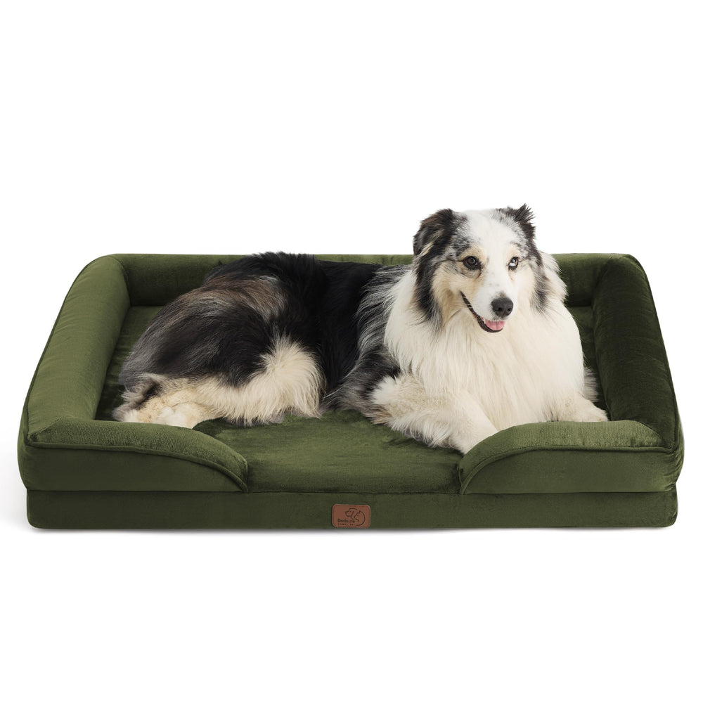 Bedsure XL orthopedic dog bed with waterproof cover for easy cleanup