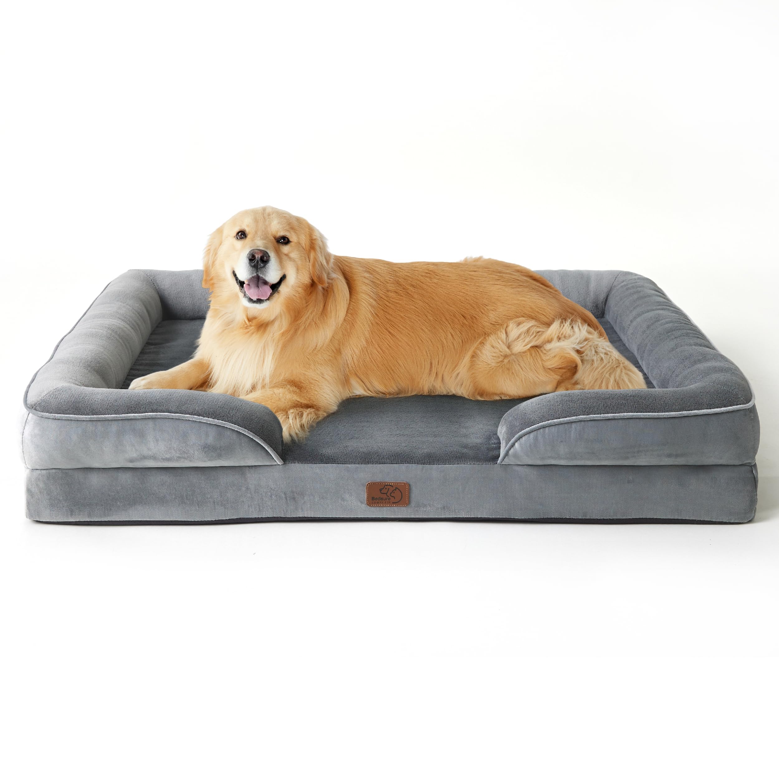 Bedsure XL Plus dog bed cover closeup showing durable fabric and soft texture