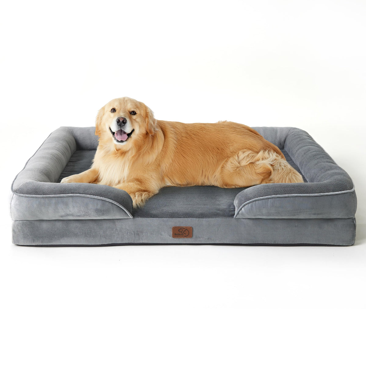 Bedsure XL Plus dog bed cover closeup showing durable fabric and soft texture