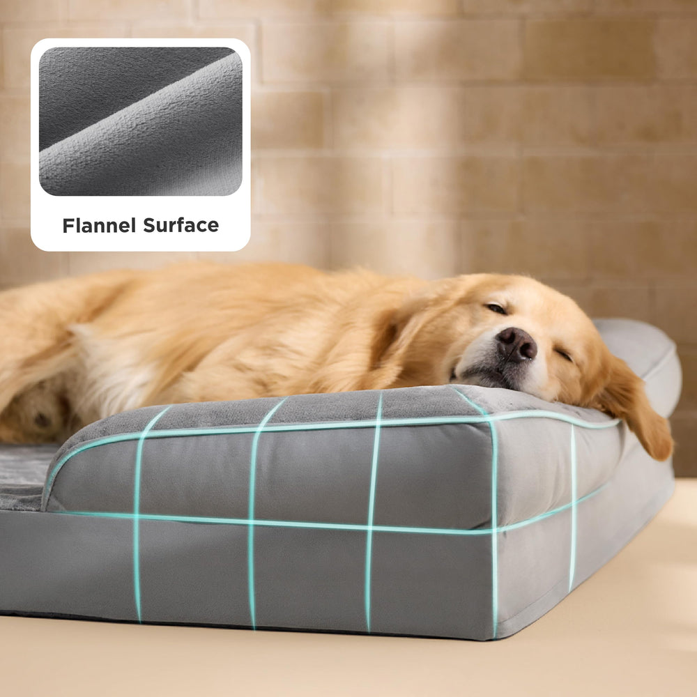 Bedsure non-skid bottom keeps the bed stable on floors