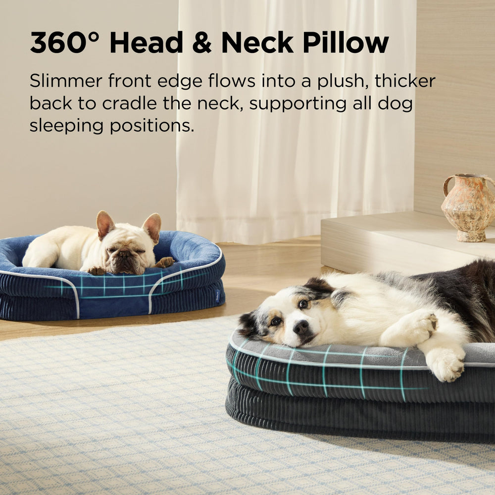 Bedsure XL Pro dog bed waterproof cover protects foam from accidents while keeping cleanup simple.