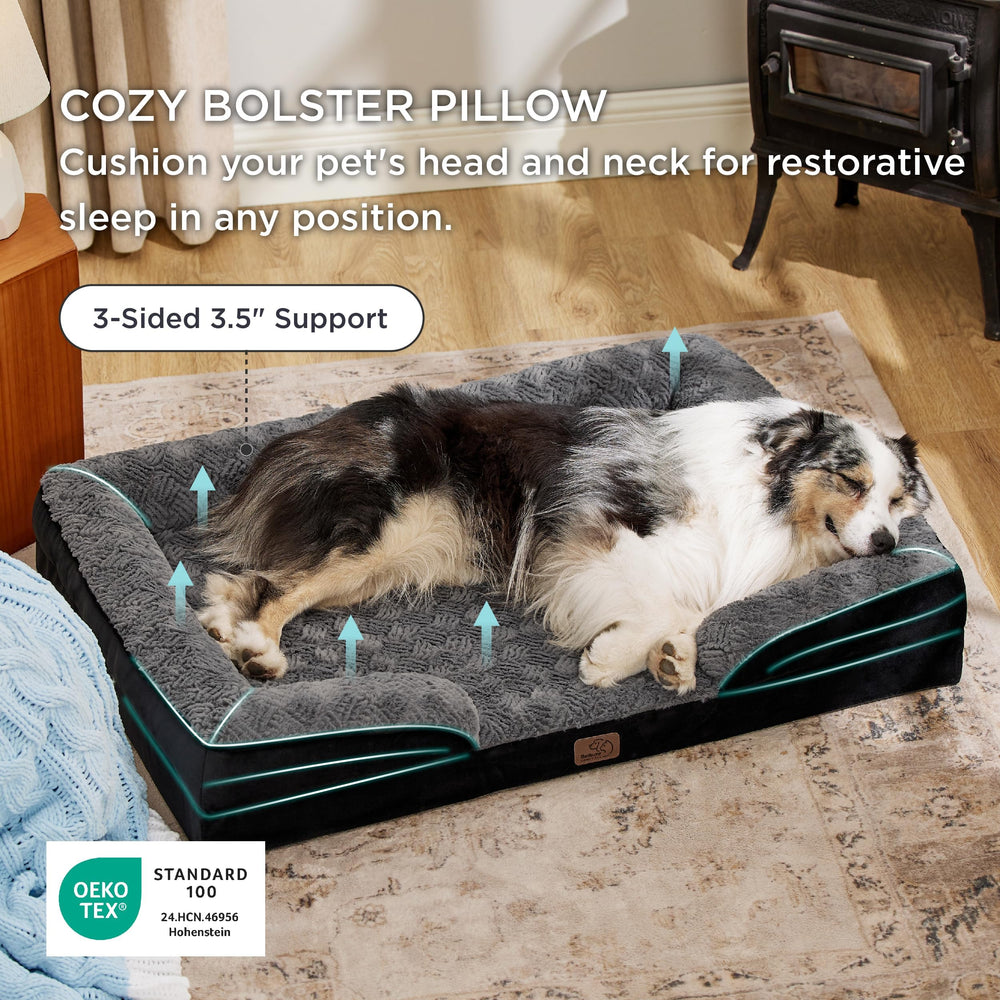 Bedsure XL removable washable cover enables quick cleaning.