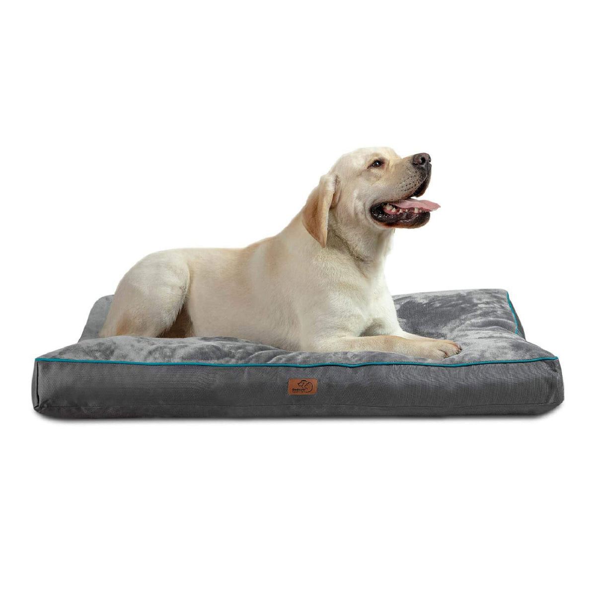 Bedsure XL Washable Dog Bed with 3-inch thickness supports large dogs up to 100 lbs.