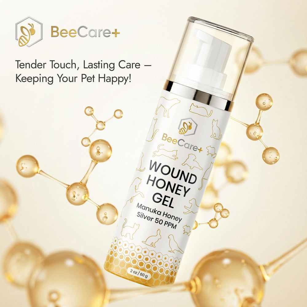 BeeCare+ 2oz pet wound care suitable for travel and at-home use