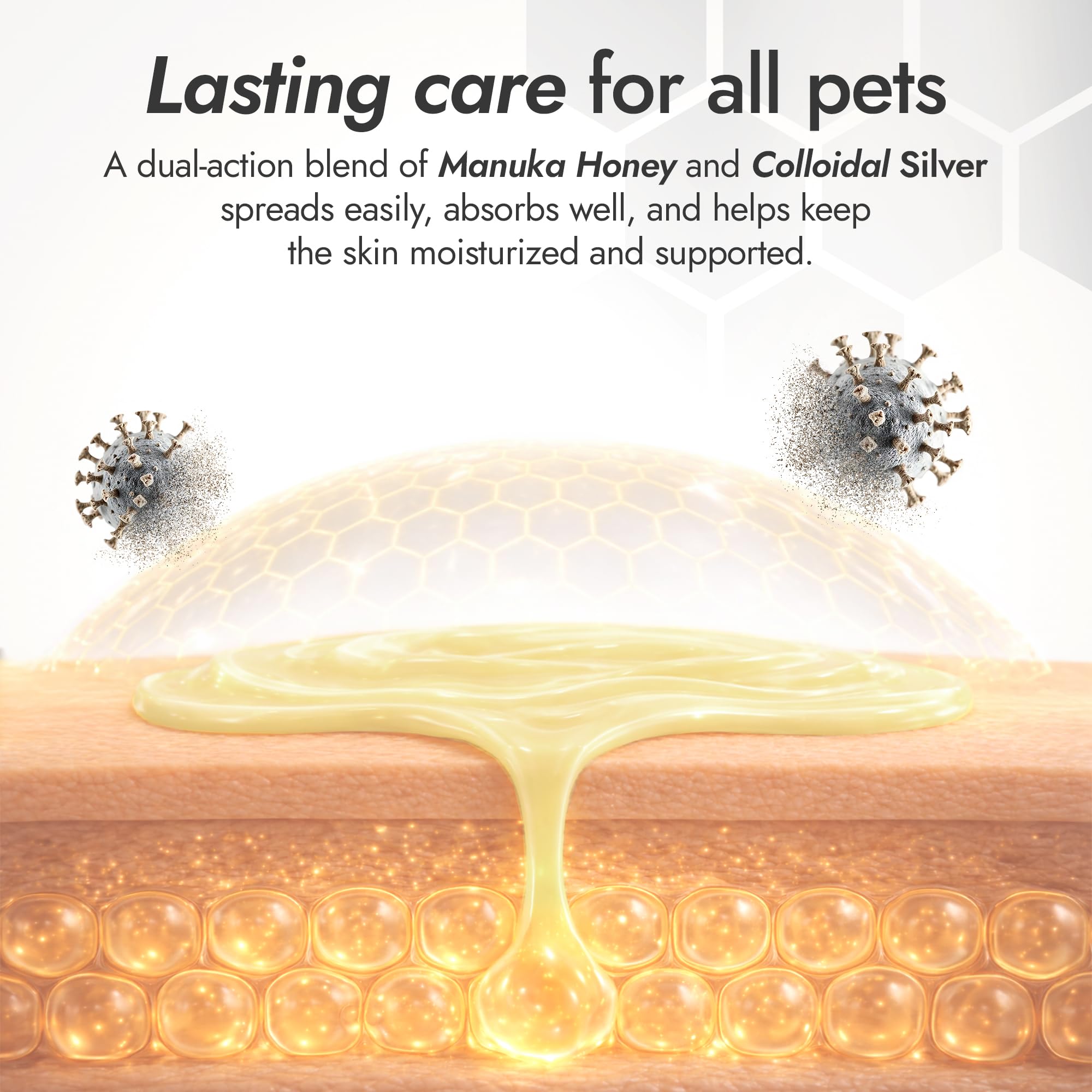BeeCare+ Hot spot treatment for dogs soothes irritated areas