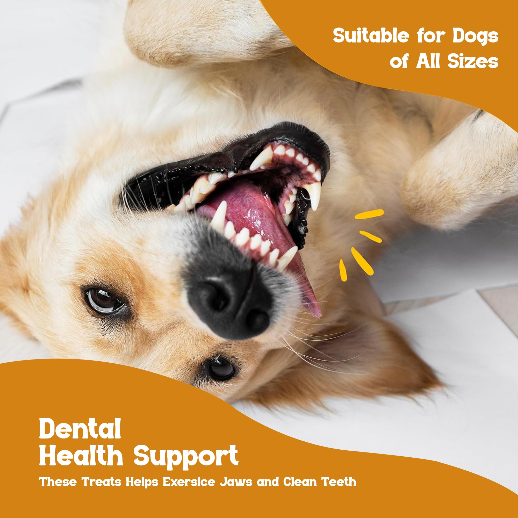 Beefeaters dental-friendly treat that encourages chewing.