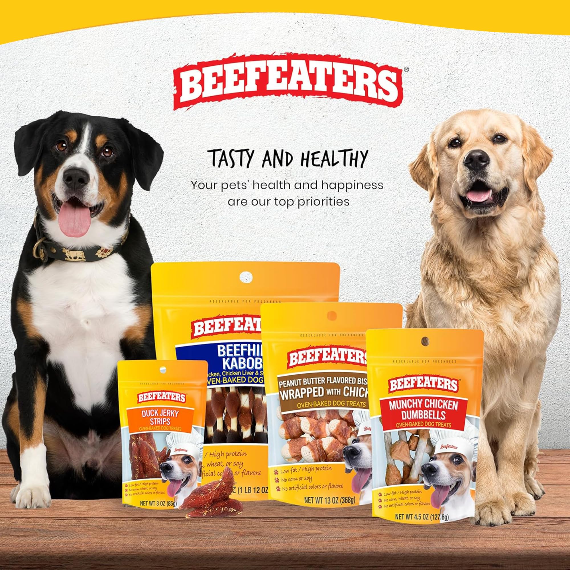 Beefeaters premium packaging conveys quality and everyday rewards.