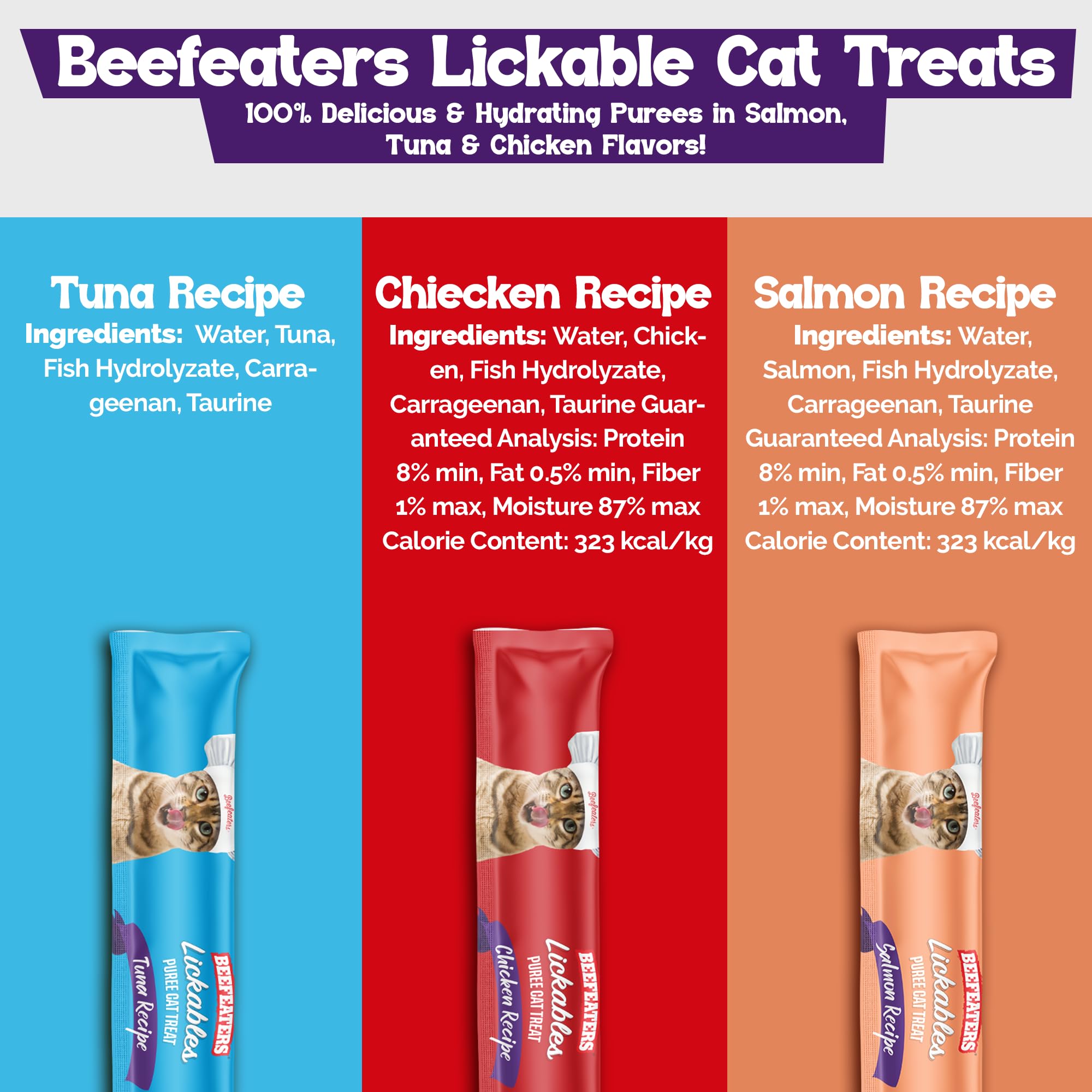 Beefeaters tuna puree tube delivering smooth texture and flavor variety