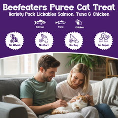 Beefeaters chicken puree tube for daily moisture and rewards