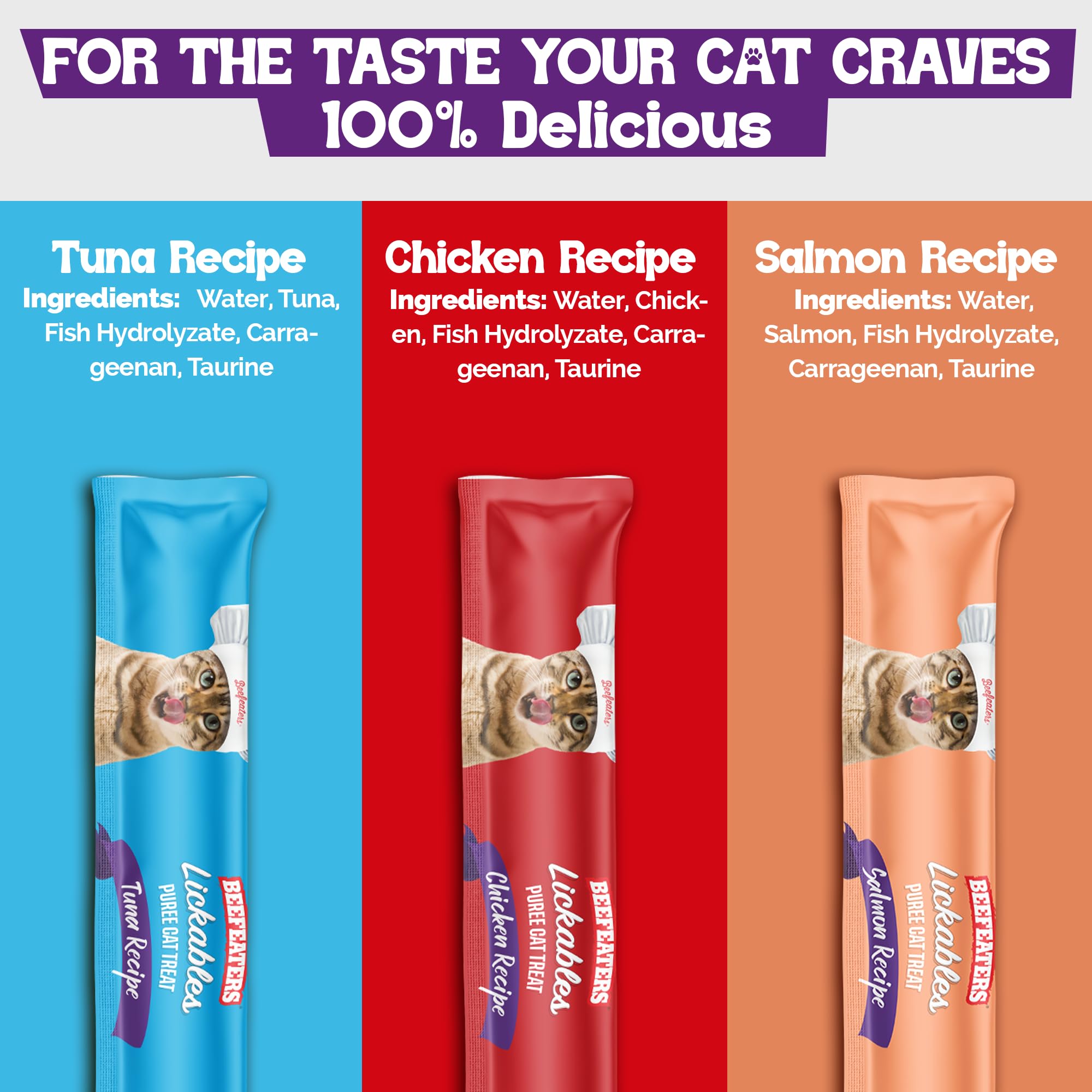 Beefeaters tuna puree tube for picky eaters and flavor