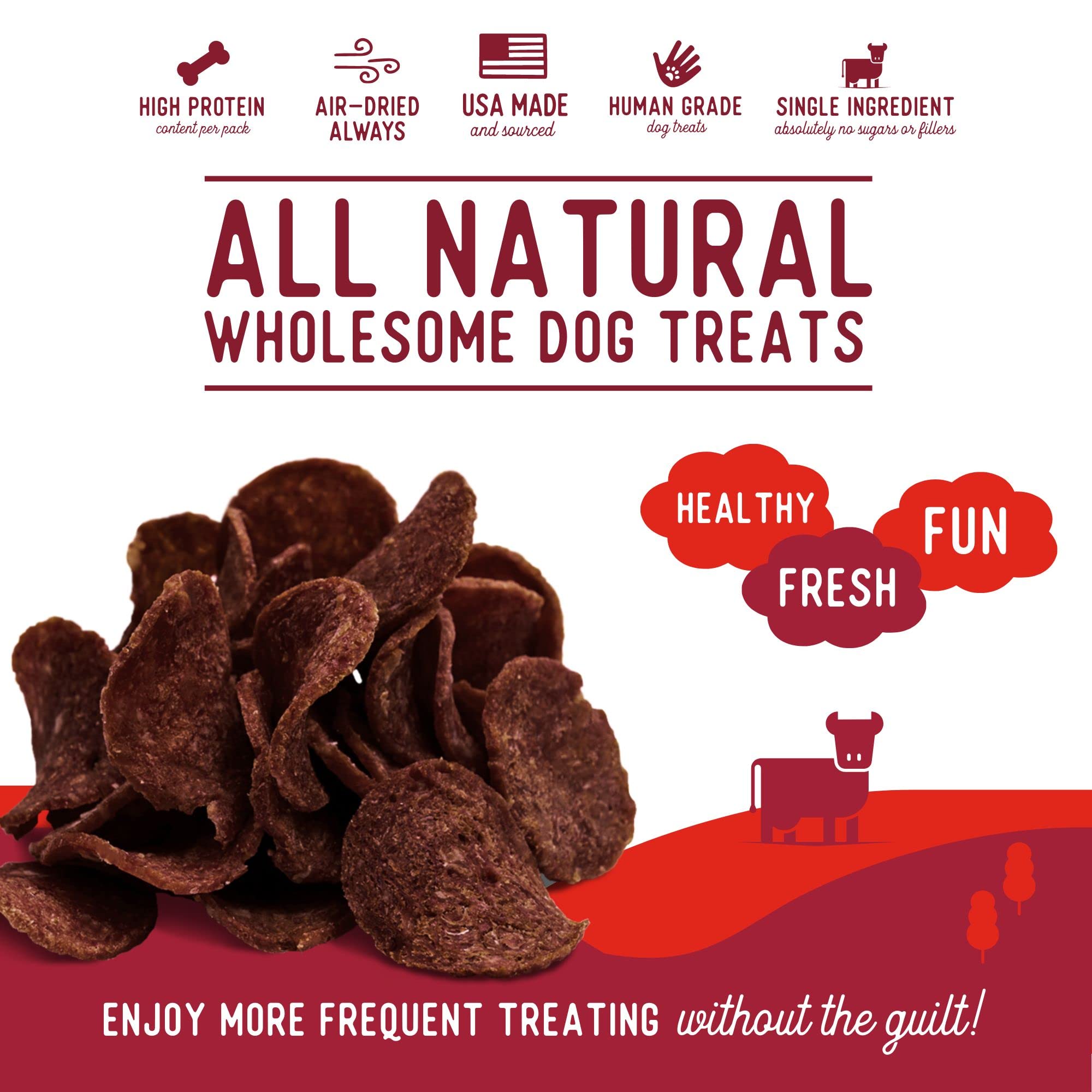 Air-dried processing visuals preserving nutrients and beef flavor.
