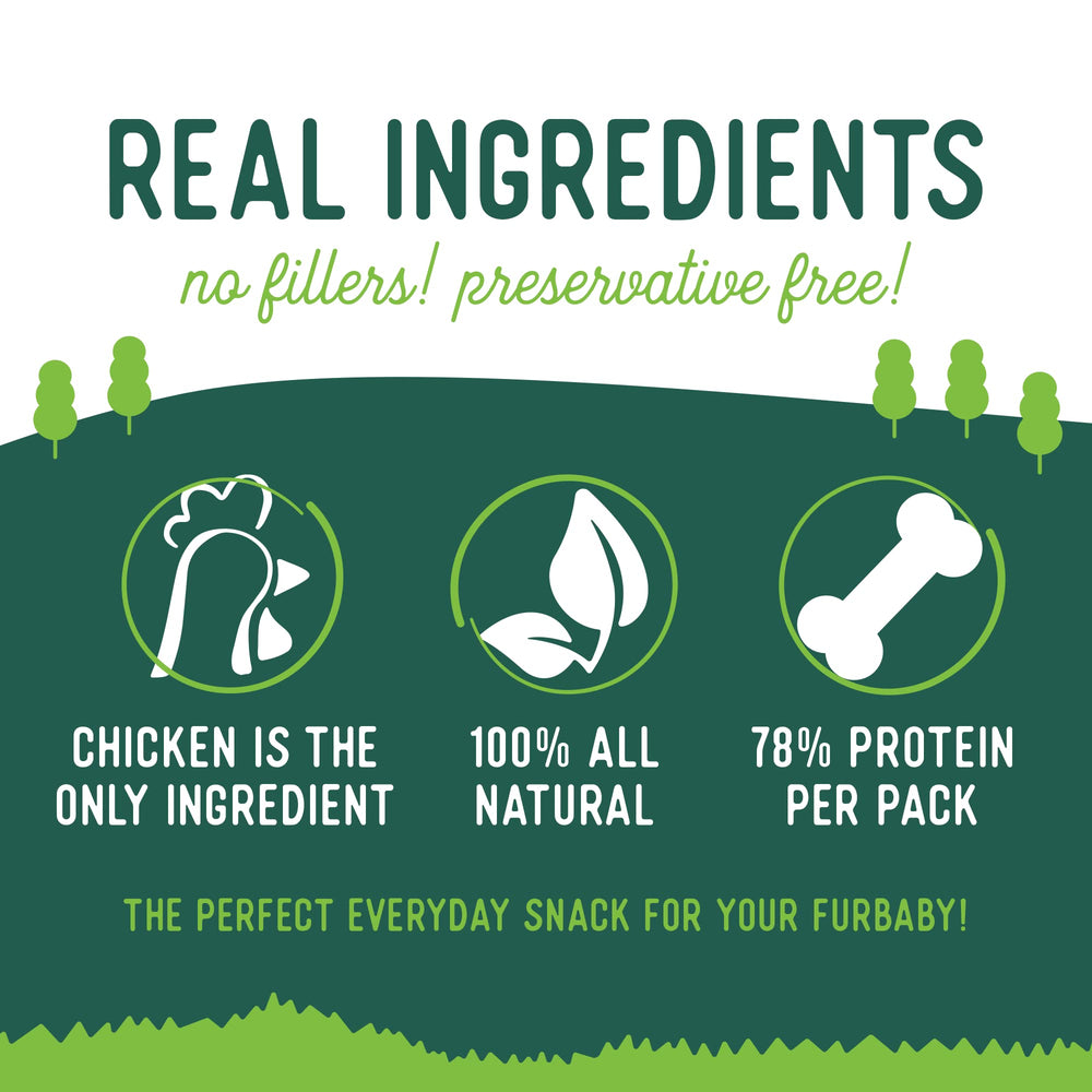 Beg Barker USA-made single-ingredient chicken jerky snack.