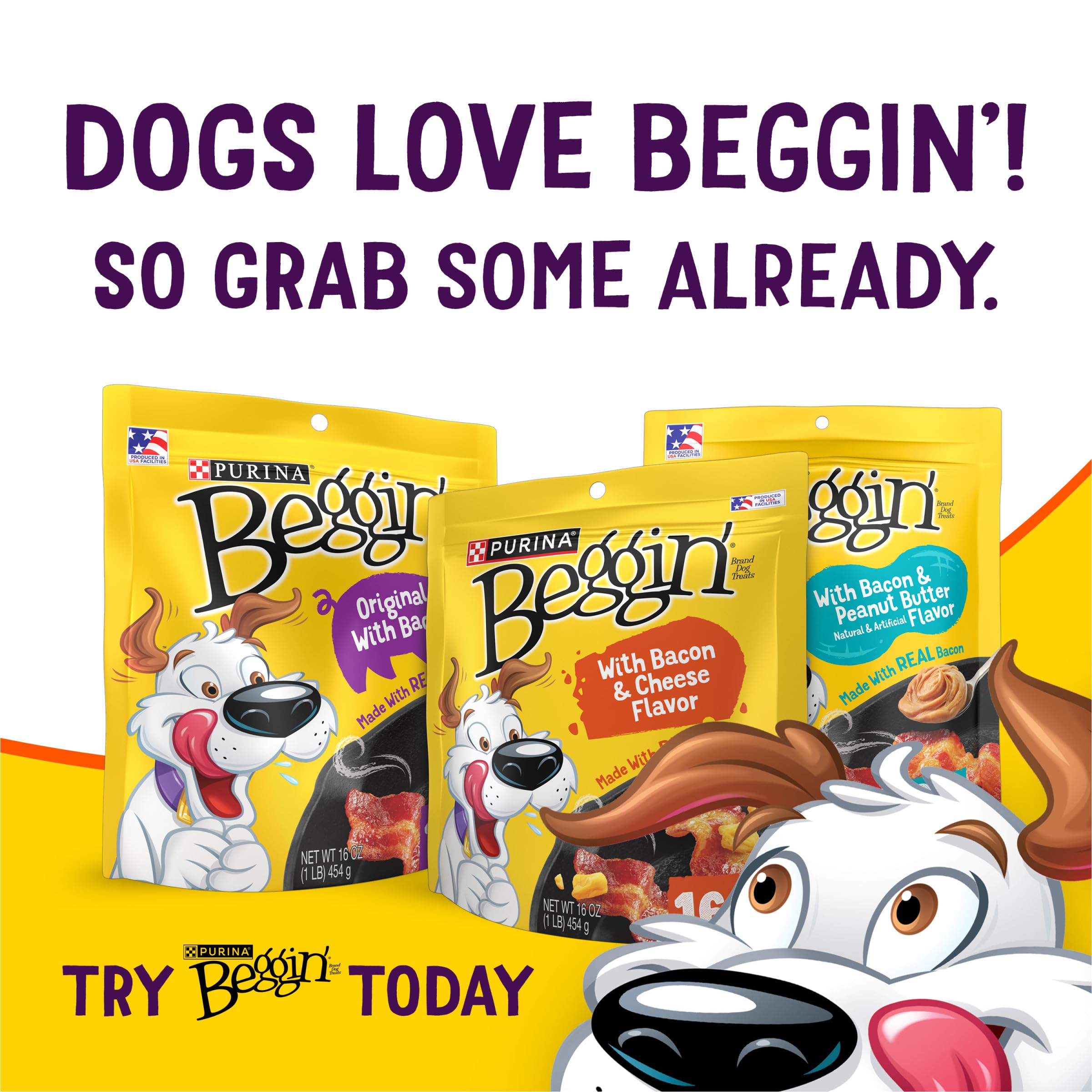 Two treats with a dog’s paw reaching for a reward.