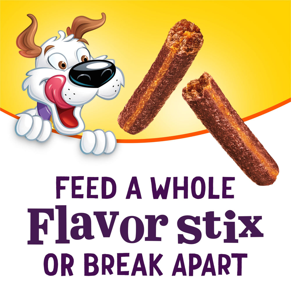 Unopened Beggin’ Flavor Stix pouch ready for treat time.