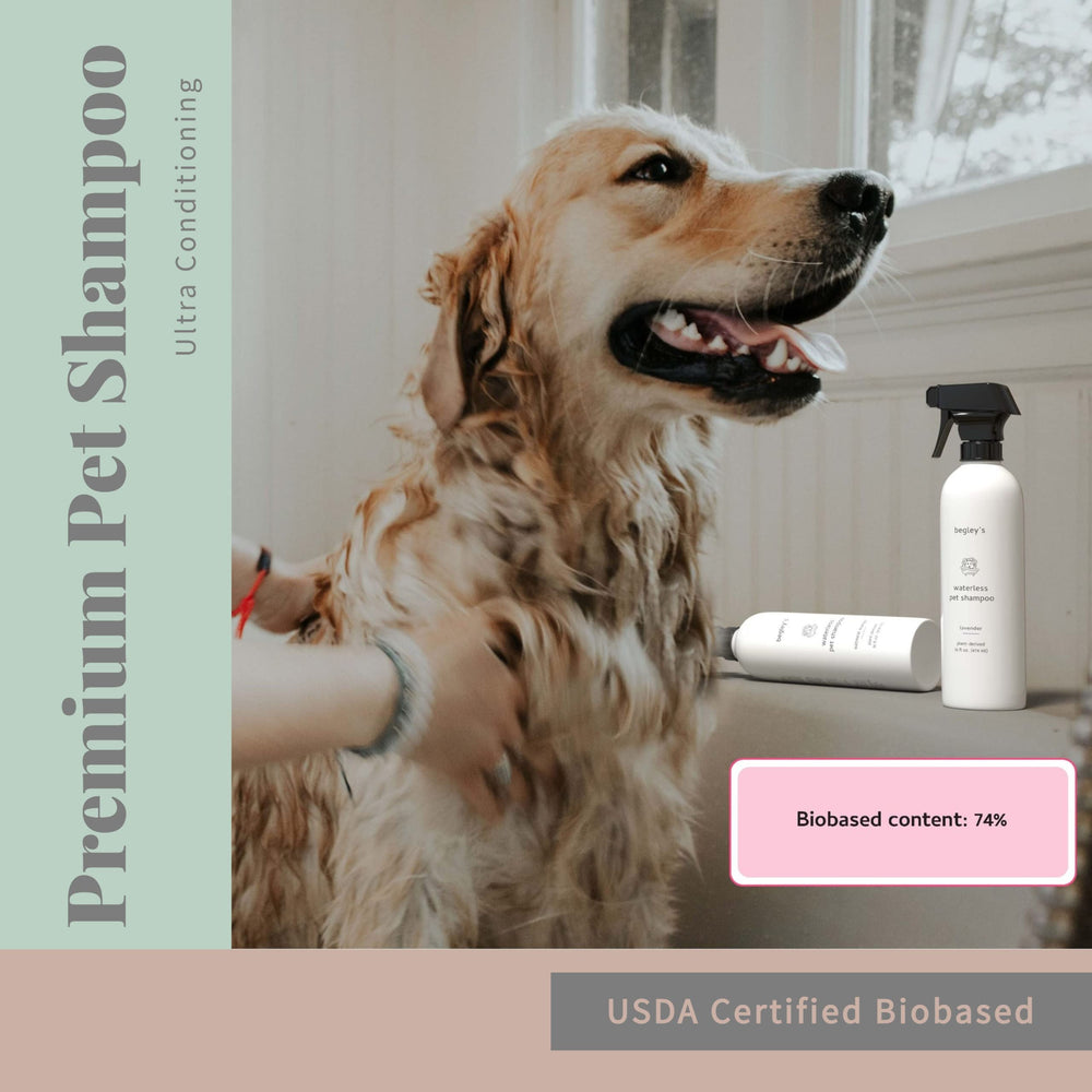 Begley's No Rinse suitable for dogs and cats between baths