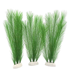 BEGONDIS aquarium silk plants with lush green leaves for a natural habitat and hiding spots.