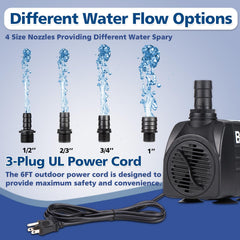 BeGreenPro pump detached for easy cleaning and maintenance