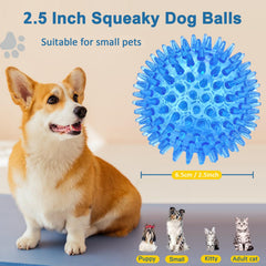 Beieverluck green 2.5-inch spiky dog ball for outdoor playtime