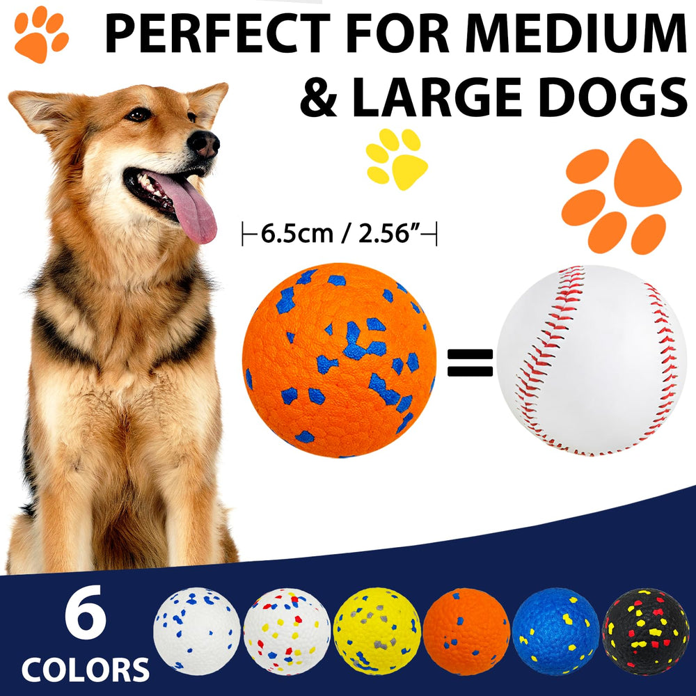Beieverluck etpu dog tennis balls with textured surface for tongue massage and teeth cleaning.