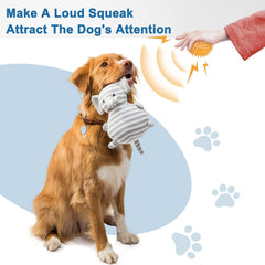 Beieverluck orange spiky squeaky ball enhances outdoor fetch fun