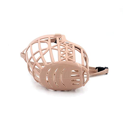 Beikalone breathable dog muzzle with mesh for airflow.