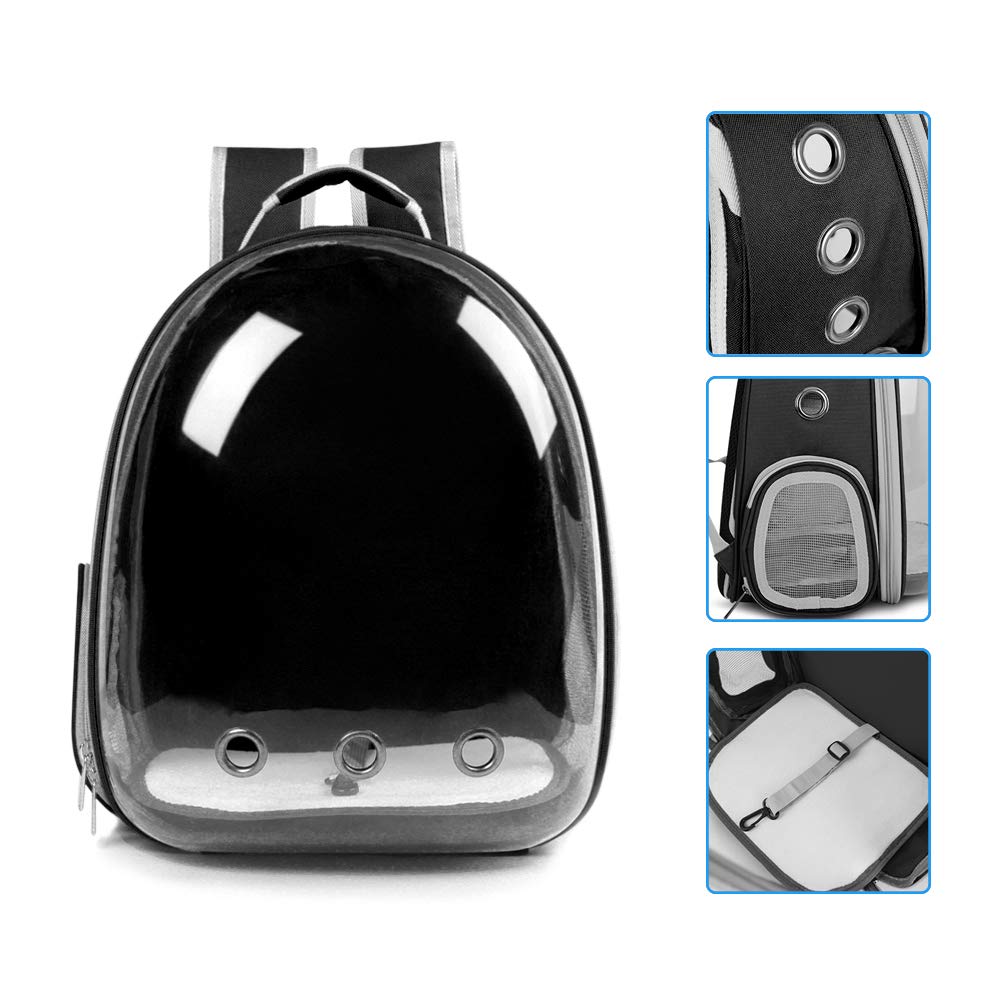 BEIKOTT cat backpack soft mat offers cozy comfort inside.