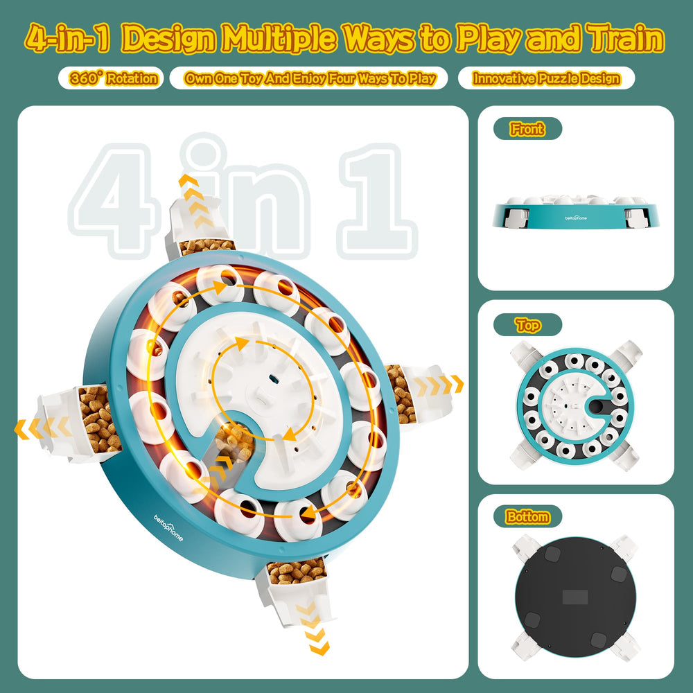 Beitophome dog puzzle Level 4 uses safe, durable ABS for long-lasting play