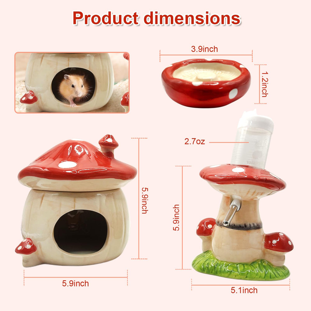 BELEATAL habitat setup showcases integrated accessories for daily hamster care.