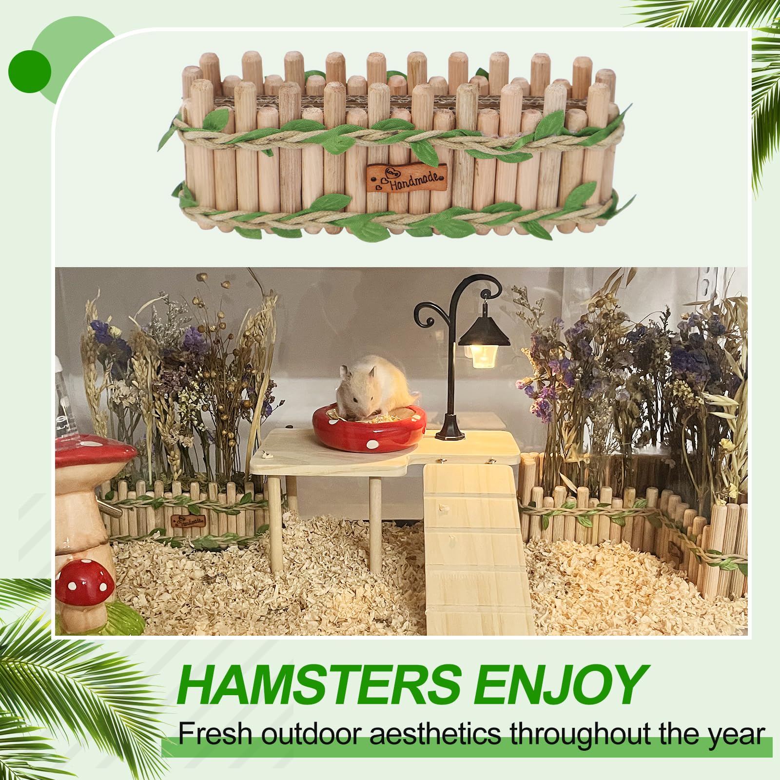 BELEATAL multi-pet enrichment habitat suits dwarf hamsters, gerbils, mice for shared play.