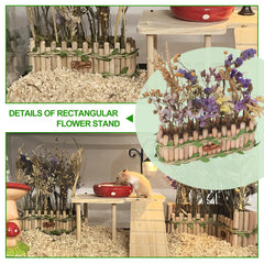 BELEATAL natural wood texture close-up highlights quality materials for small pets.