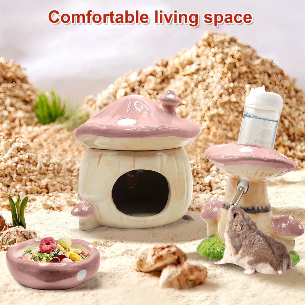BELEATAL pink habitat adds whimsy and comfortable living space