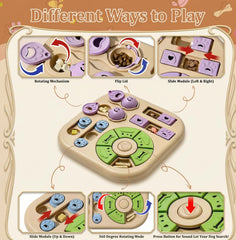 BELLEDO puzzle treat slots promote learning for smart and beginner dogs
