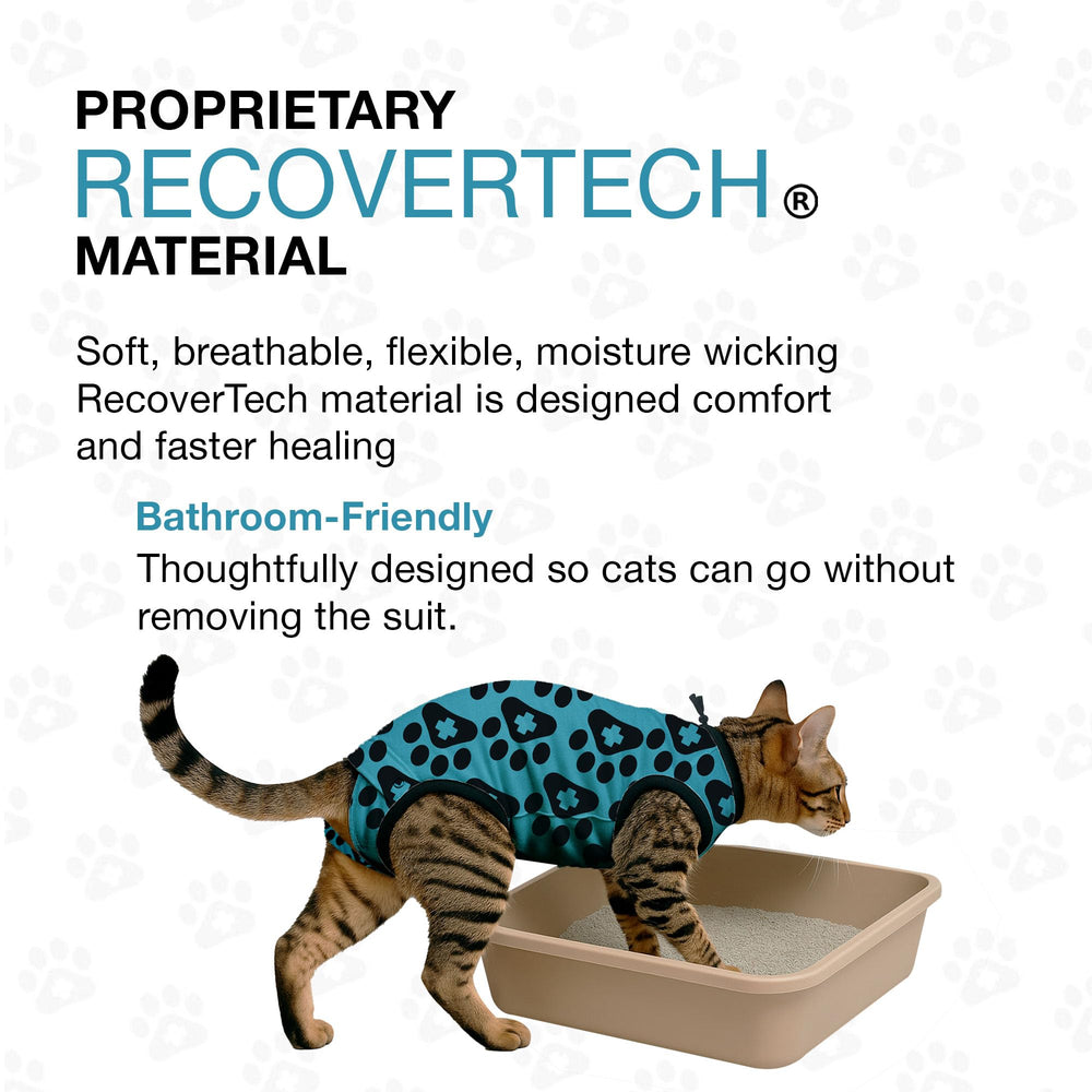 BellyGuard cat clothing secure-fit design keeps the garment in place
