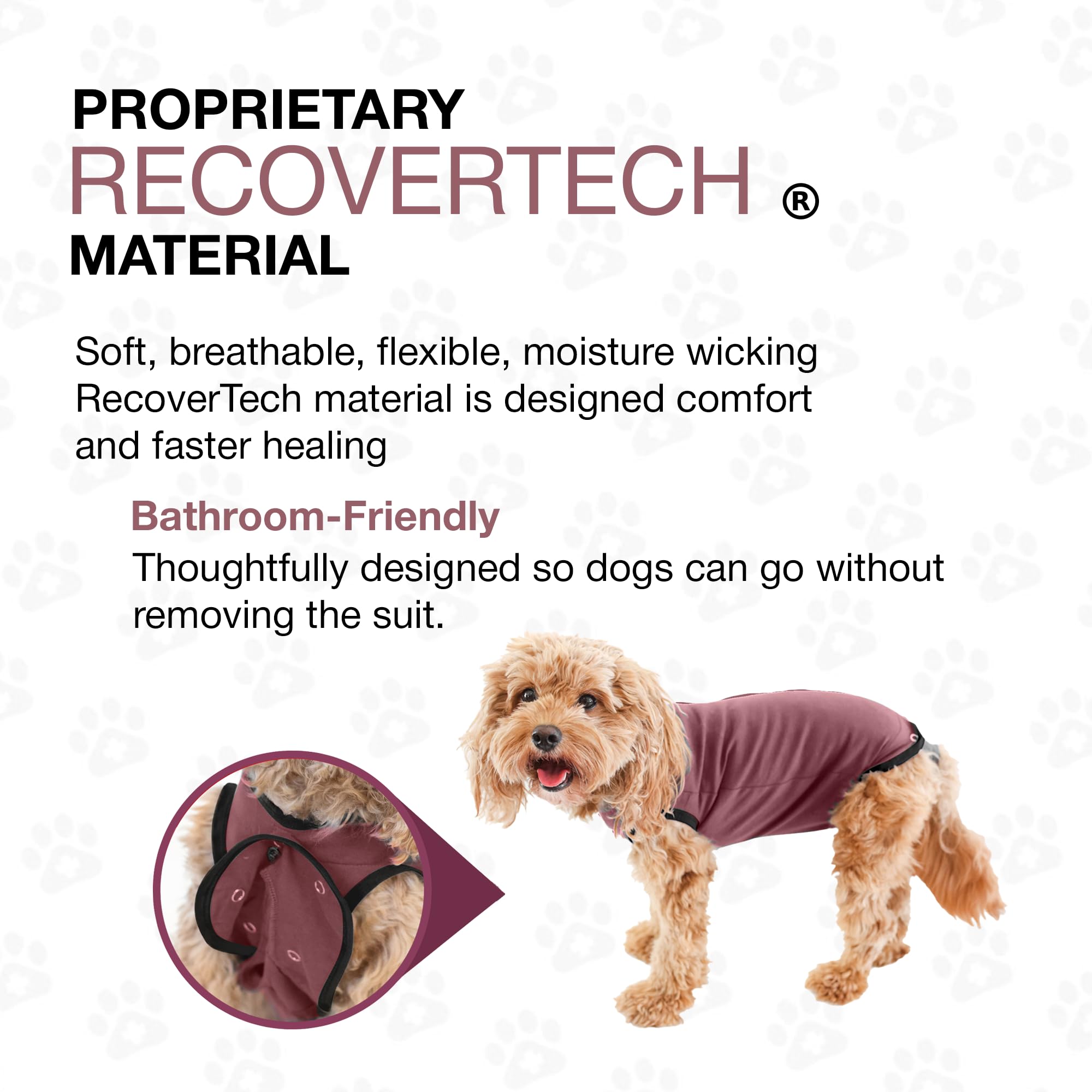 BellyGuard surgical suit ventilation detail for breathability.
