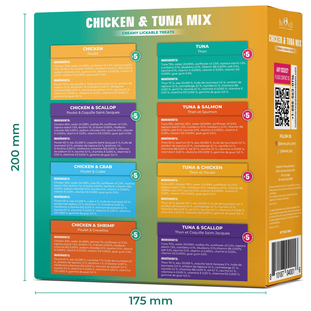 Beloved Pets bulk-pack packaging suitable for households with several pets