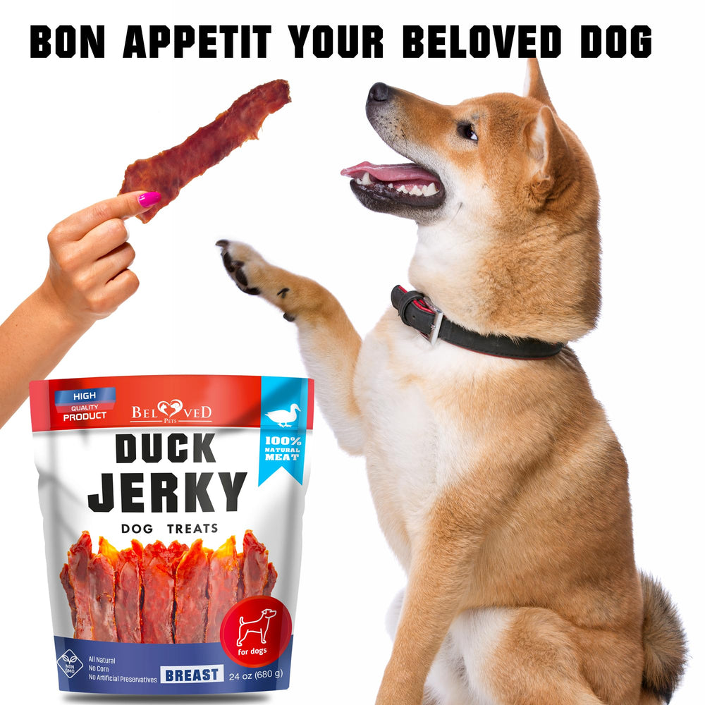 Beloved Pets bulk-pack jerky ready for multi-dog households