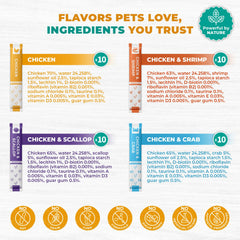Beloved Pets scallop-tube premium marine taste for cats