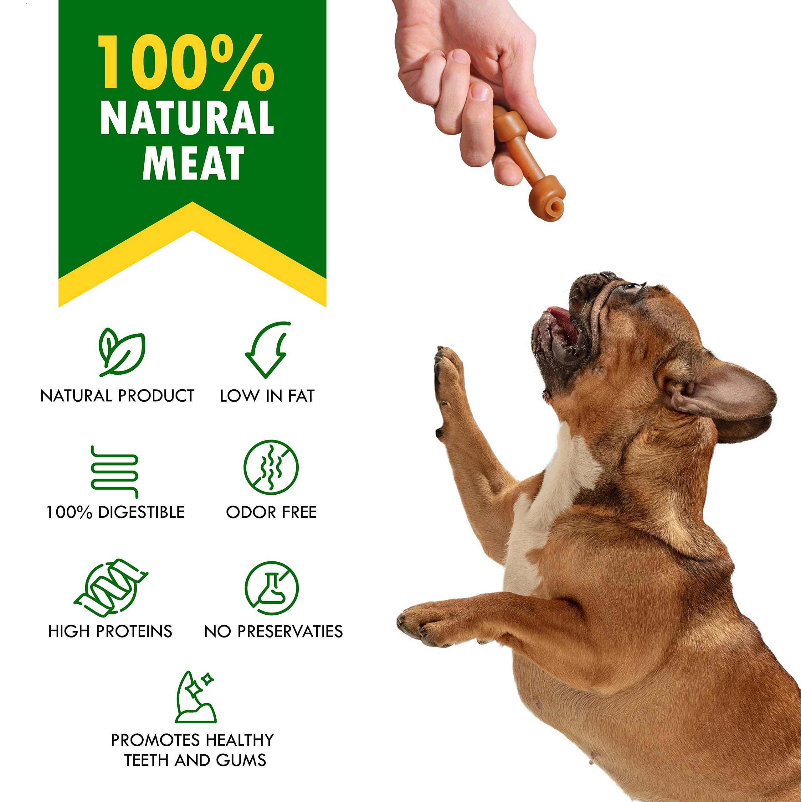 Dehydrated Beloved Pets treats showcase crisp texture and flavor.