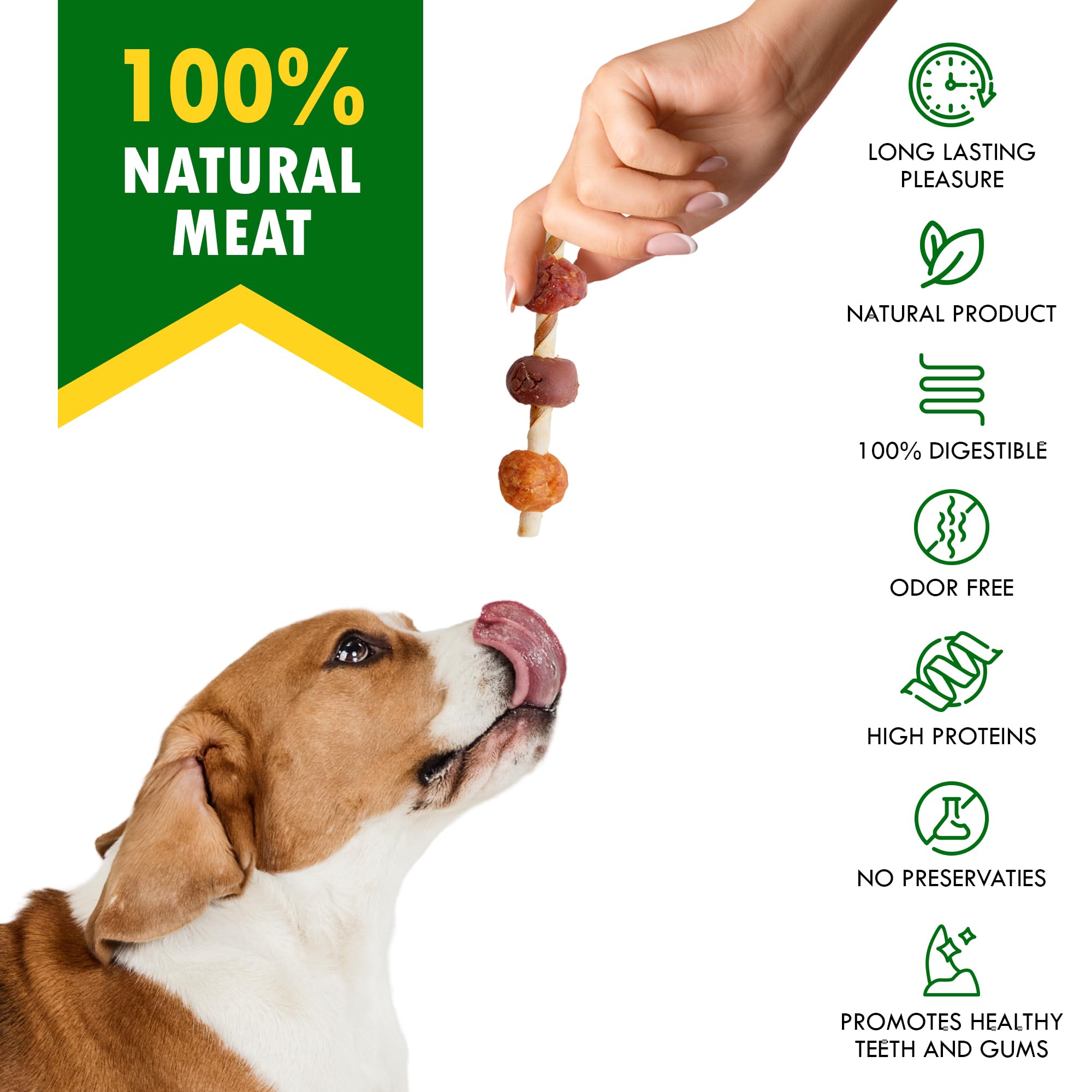 Dehydrated jerky dog treats by Beloved Pets, flavorful and convenient on the go.